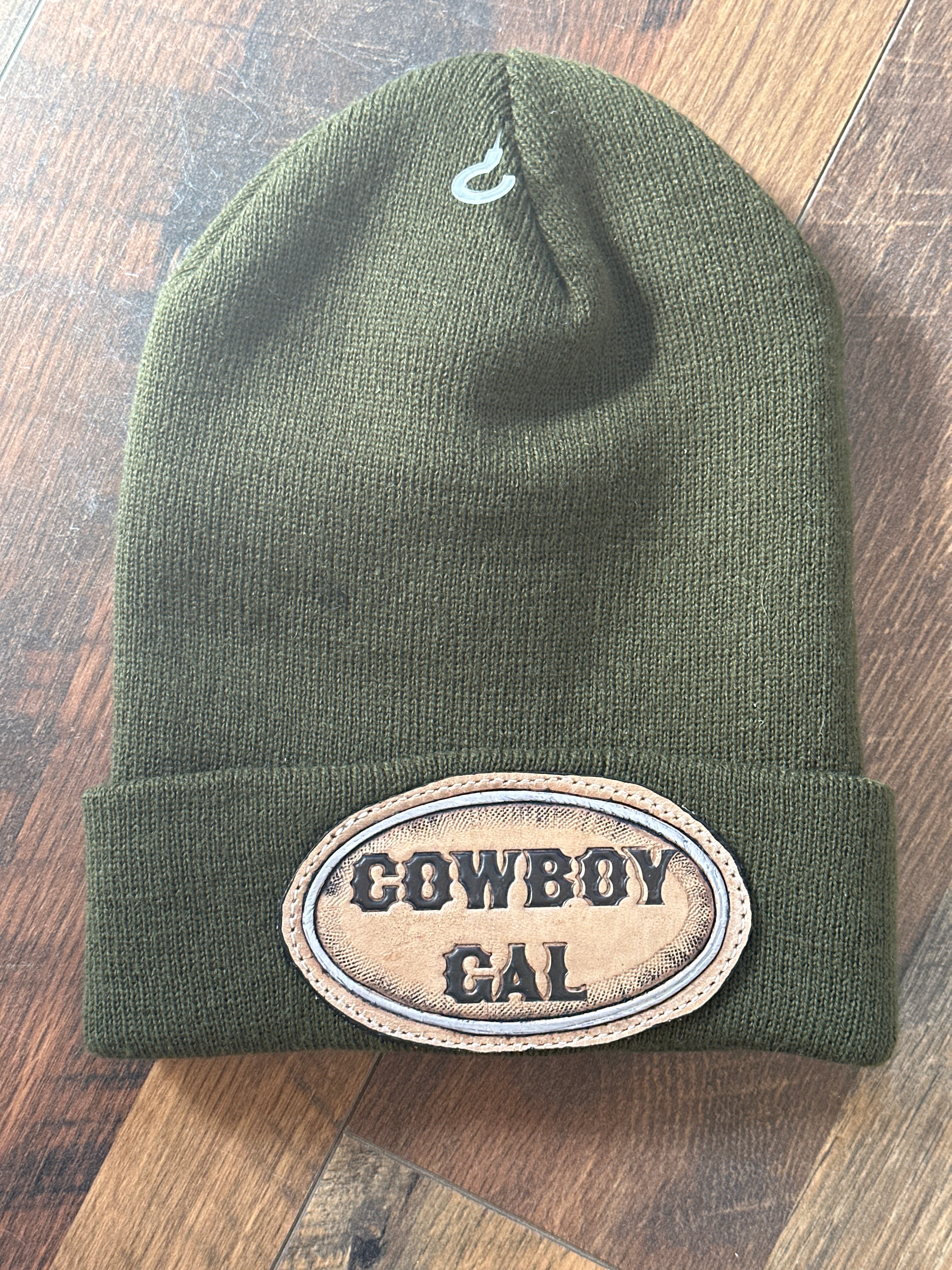 Beanie: Olive Cowboygal