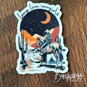 Long Live Cowgirls Sticker