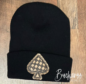 Beanie: Black Spade